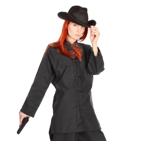Spy Woman — Stock Photo, Image