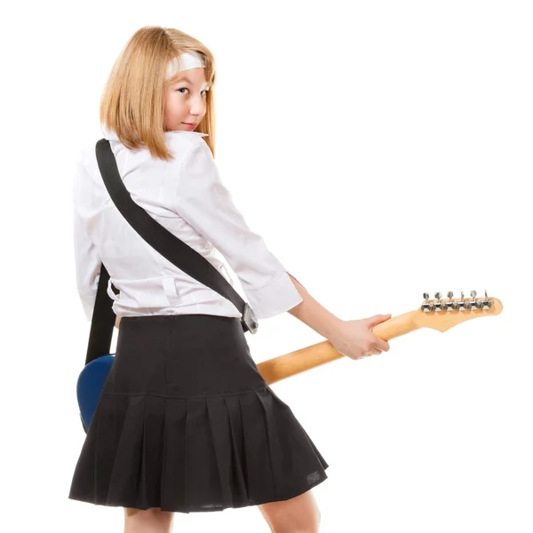 Teen Girl Rockstar — Stock Photo, Image