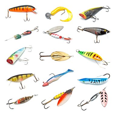 Fishing Baits Collection clipart