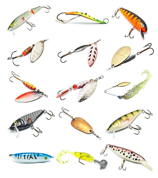 Fishing Baits Collection — Stock Photo, Image