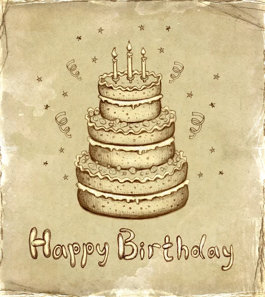 Carte d'anniversaire — Photo