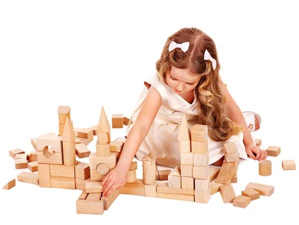 Juego infantil bloques de construcción . —  Fotos de Stock