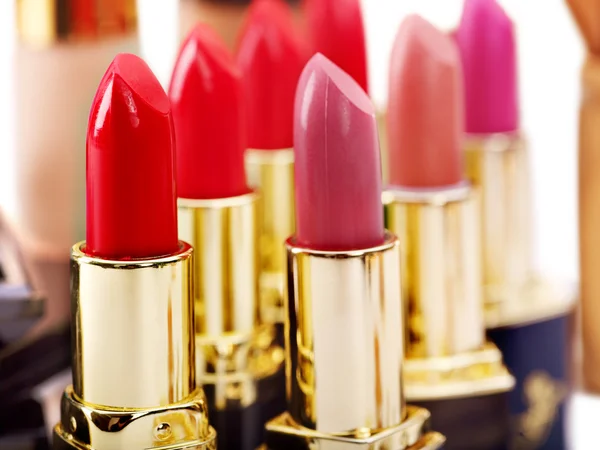 Rúzs-csoport. dekor kozmetikumok. — Stock Fotó