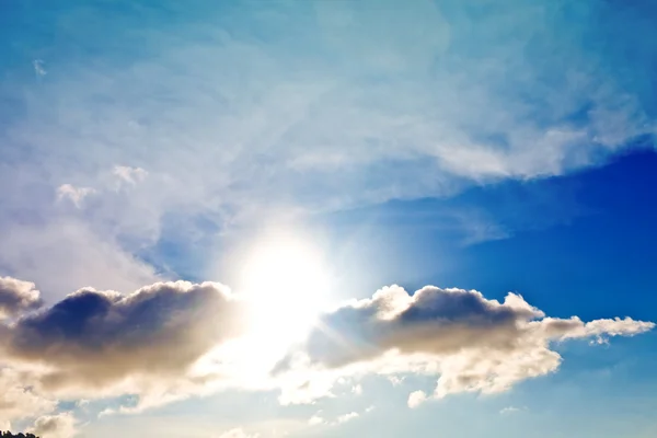 stock image Blue sky and white cloud.