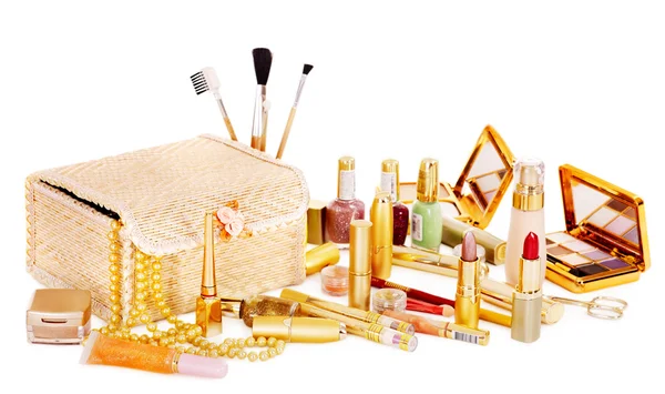 Decoratieve cosmetica voor make-up. — Stockfoto