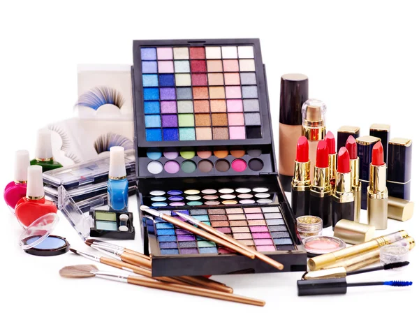 Decoratieve cosmetica voor make-up. — Stockfoto