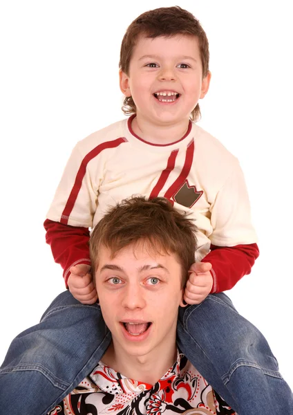 Happy father and little son. — Stock Photo, Image
