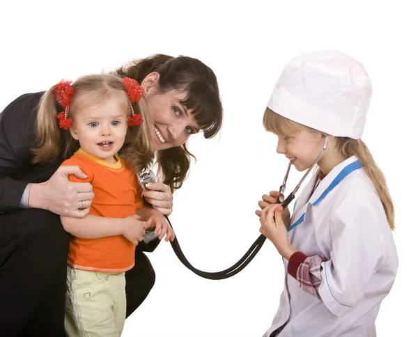 Médico de familia y niña . —  Fotos de Stock