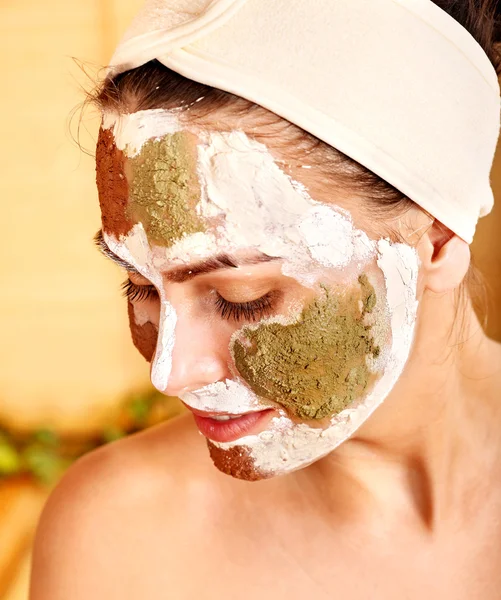 Naturlig hemmagjord lera ansiktsmasker . — Stockfoto