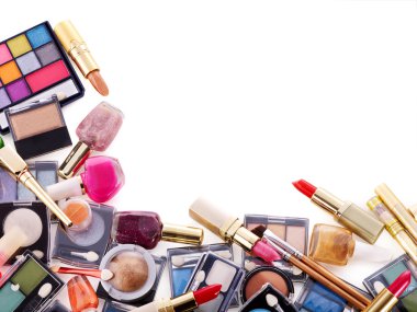 Decorative cosmetics for makeup. clipart