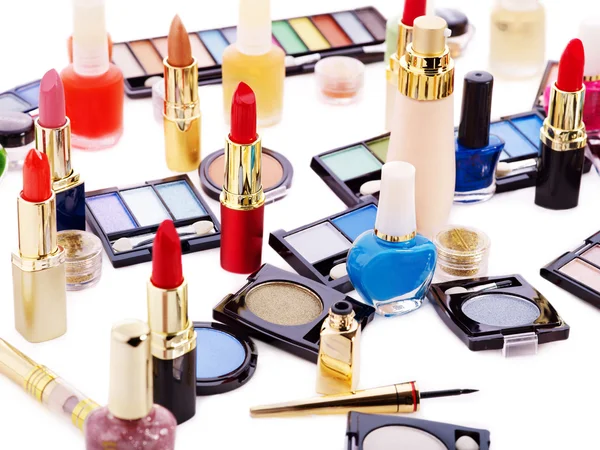 Cosmética decorativa para maquillaje . — Foto de Stock