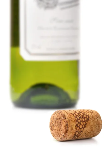 Cork and bottle — Stock Photo, Image