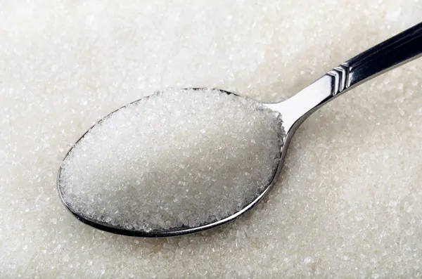 Spoon of sugar — Stock Photo, Image