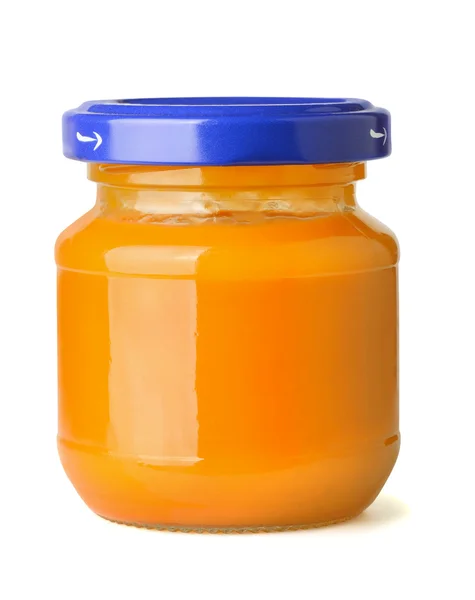 Baby food jar — Stock Photo, Image