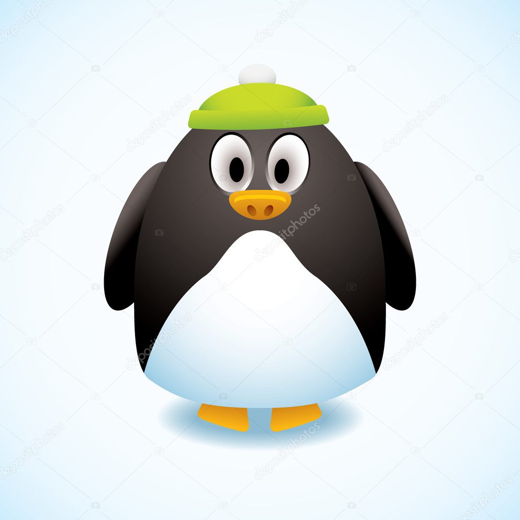Cartoon penguin hat Stock Vector Image by ©Nicemonkey #8819452