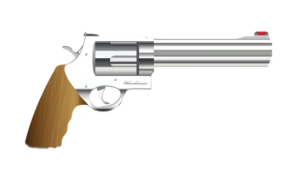Old handgun — Stock Vector