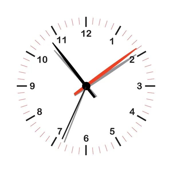 Einfache Uhr — Stockvektor