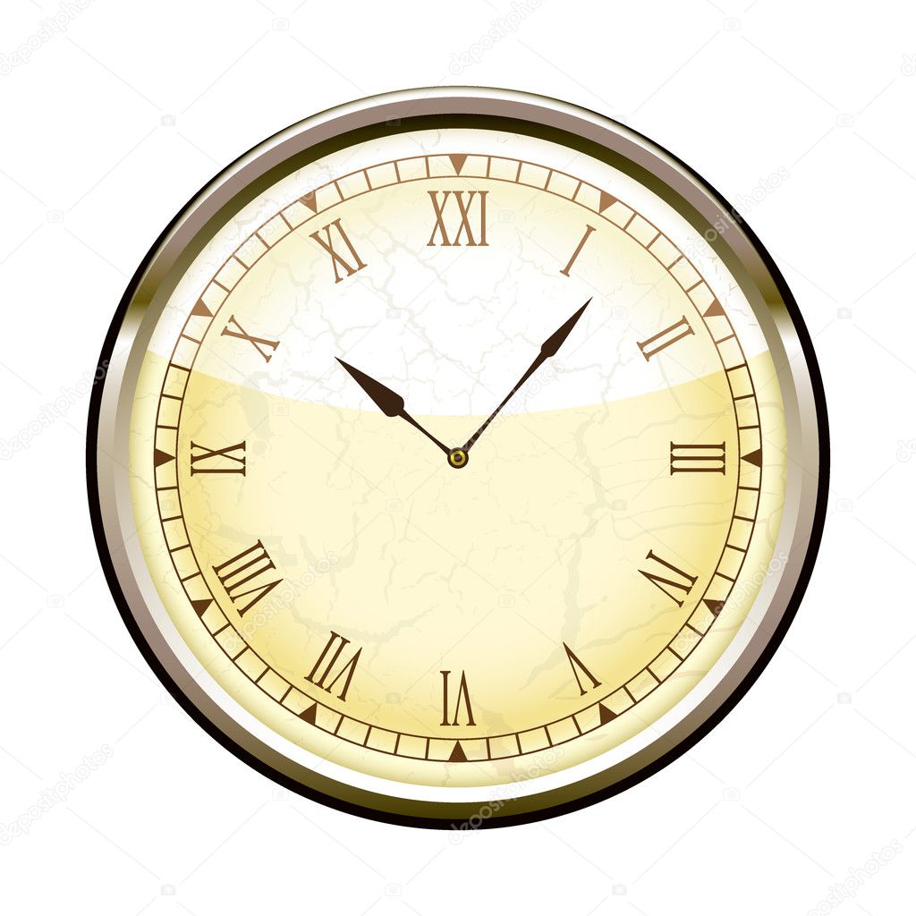 Roman clock — Stock Vector © Nicemonkey #8821109