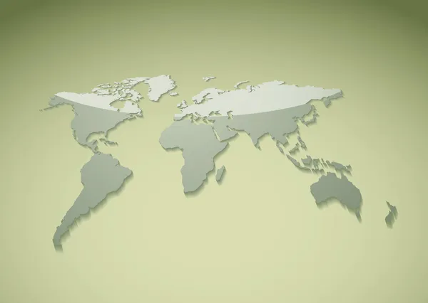 Şablon yeşil dünya arka plan — Stok Vektör