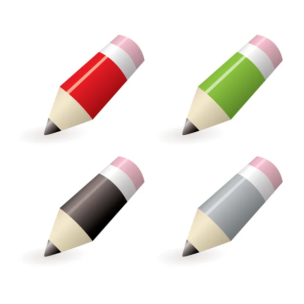 Collection de crayons — Image vectorielle