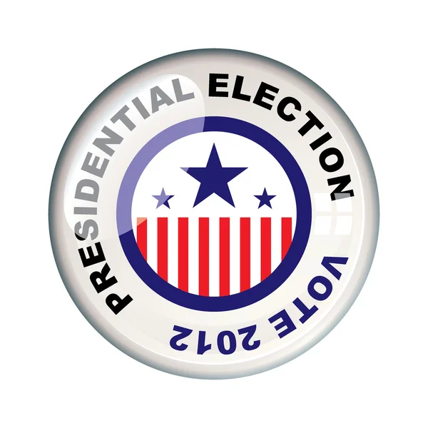 Голосування 2012 президентських — стоковий вектор
