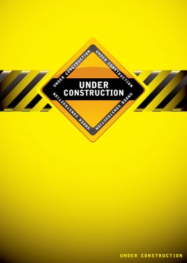Under construction background clipart