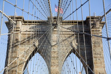 brooklyn Köprüsü'nde süspansiyon, ayrıntı