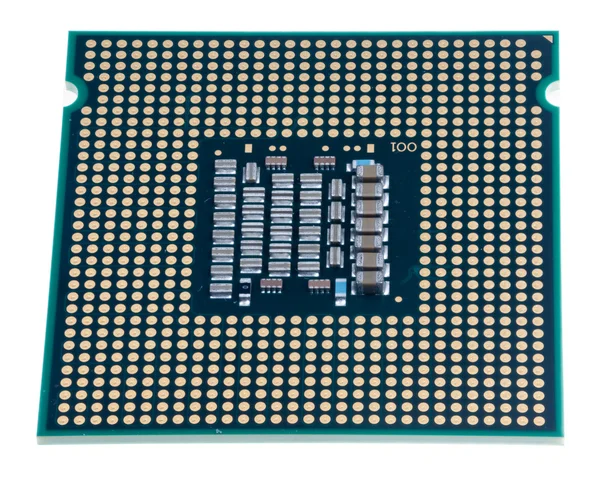 Macro de chip de computador — Fotografia de Stock