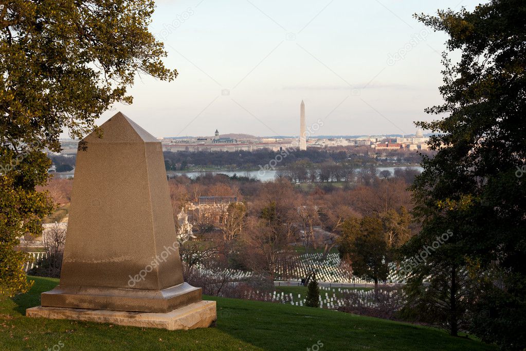 Civil War memorial in Arlington Cemetery