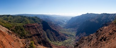 Waimea Canyon on Kauai clipart