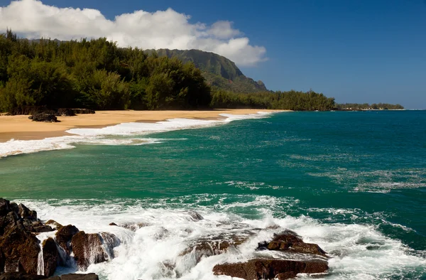 Lumahai beach in Kauai — Stock Photo, Image