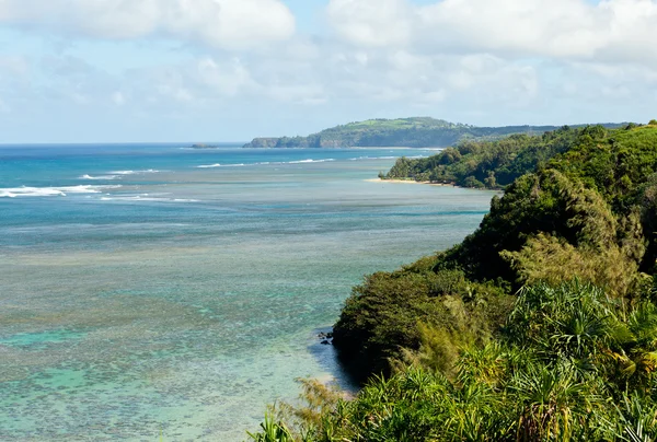 Albergue y playa de anini en Kauai —  Fotos de Stock