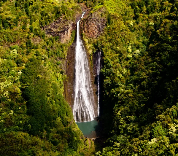 カウアイ島 manawaiopuna を滝します。 — ストック写真