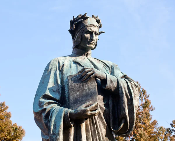 Statua Dante nel parco di Meridian Hill — Foto Stock