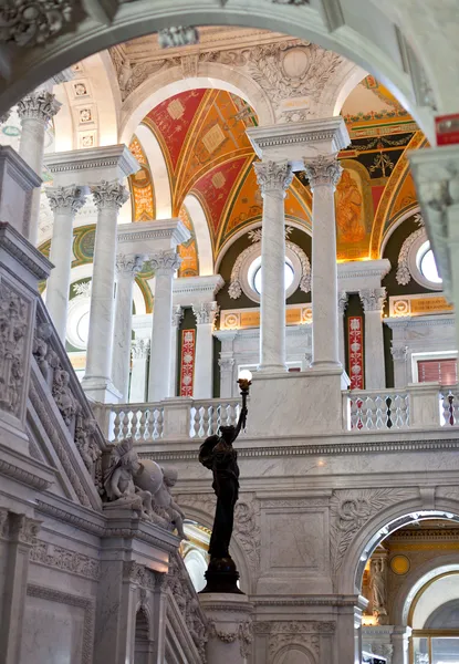 Sufit biblioteki Kongresu w Waszyngtonie — Zdjęcie stockowe