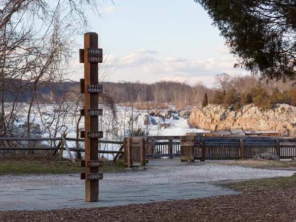 stock image Great Falls on Potomac outside Washington DC