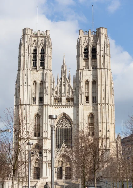 Собор Святого Michael в Брюсселі — стокове фото