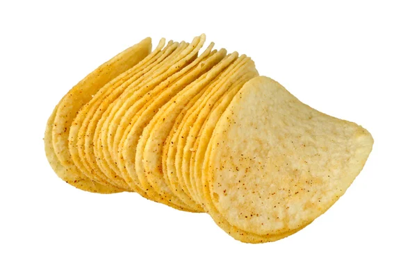 Potato chips with spices — Stock Photo, Image