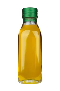 Olive oil in a bottle clipart