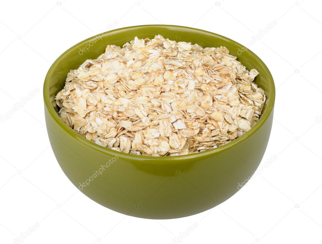 Uncooked rolled oats