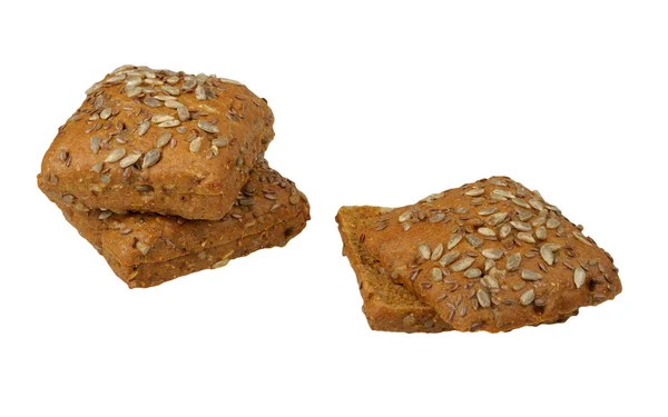 Rouleaux de pain de seigle pour sandwichs Images De Stock Libres De Droits