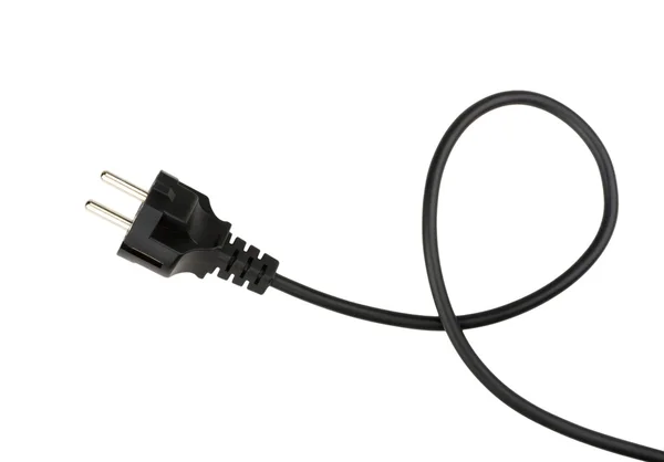 Elektrický kabel se zástrčkou — Stock fotografie