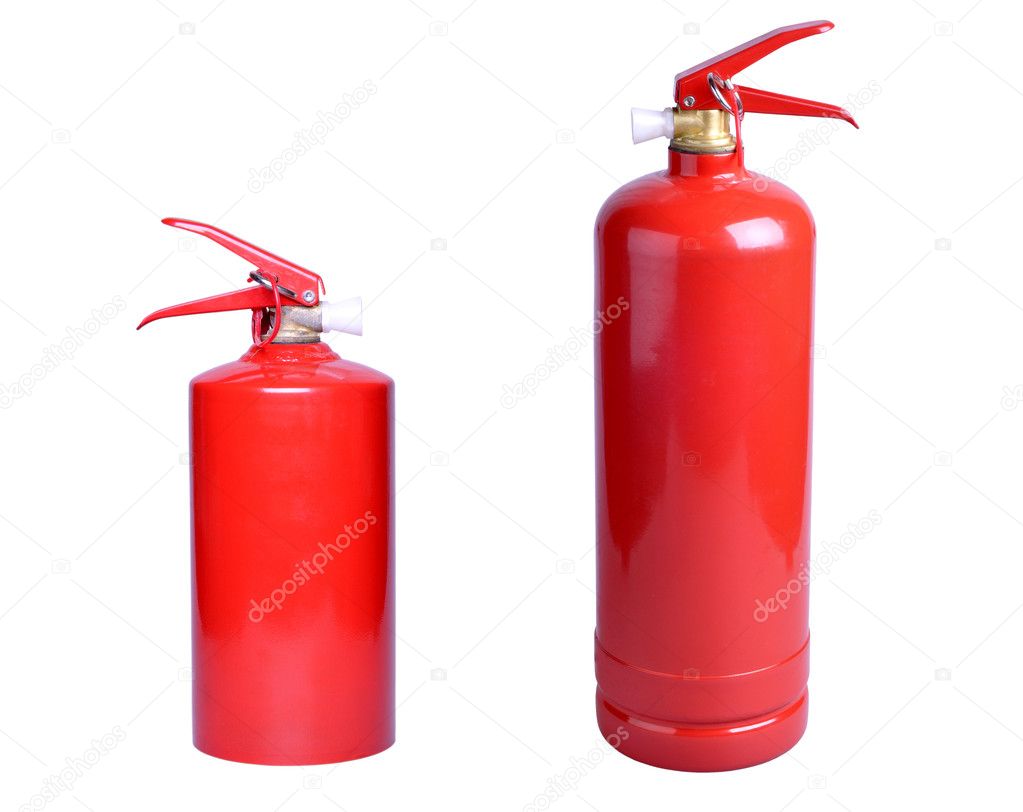 Two fire extinguisher