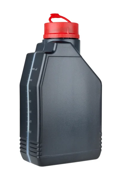 Пластикова пляшка для моторної олії — стокове фото