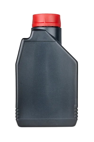 Butelki z tworzyw sztucznych na olej silnikowy — Zdjęcie stockowe