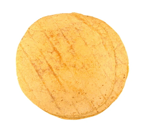 Stapel von Weizen-Tortillas — Stockfoto