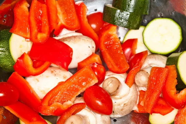 Vegetable Kabobs — Stock Photo, Image