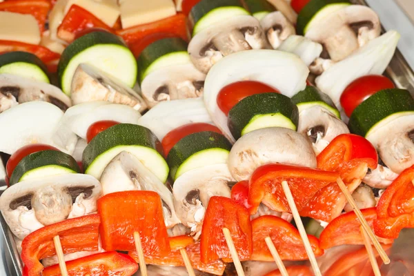 야채 케밥 — 스톡 사진