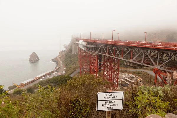 Aussichtspunkt Golden Gate Bridge — Stockfoto