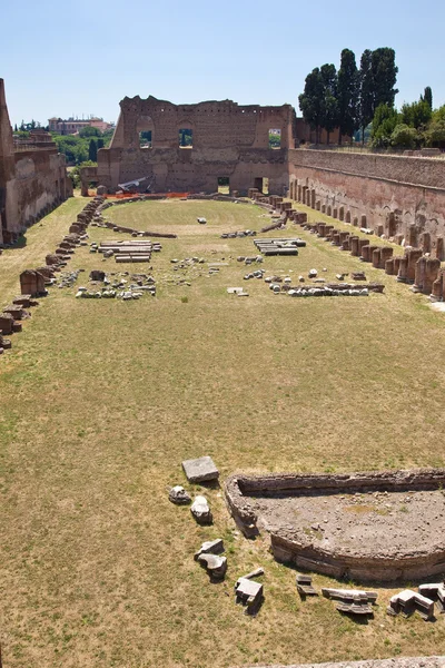 Roman forum ruins — Stock Photo, Image